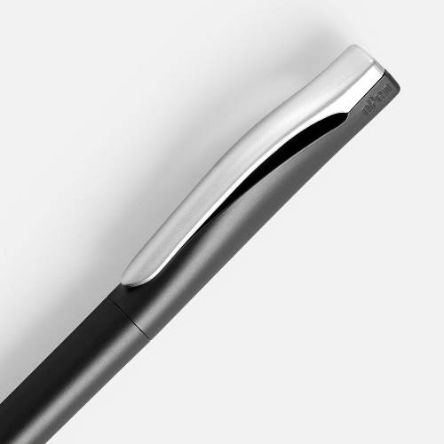 Ручка шариковая Pin Silver, черный металлик фото 4