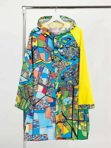 Дождевик классический RainCoat на заказ, разноцветный, единый размер фото 3
