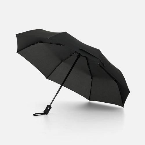 Зонт складной Monsoon, черный Зонт складной Monsoon, черный