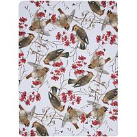Флисовый плед Winter Bird