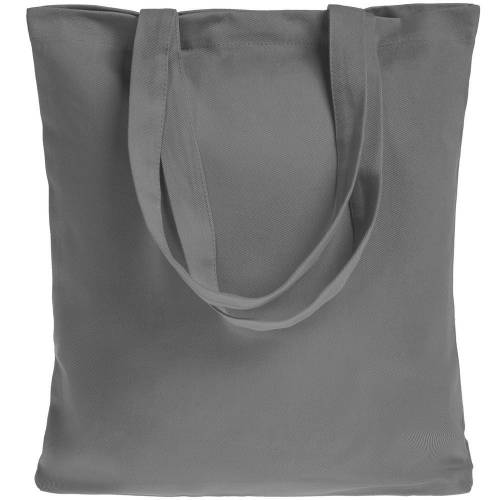 Холщовая сумка Avoska, темно-серая (серо-стальная) фото 3