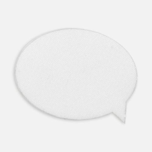 Наклейка тканевая Lunga Bubble, M, белая фото 2