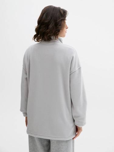 Куртка флисовая унисекс Nebo, светло-серая фото 14