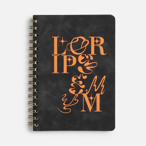 Ежедневник Spiral, недатированный, черный фото 11