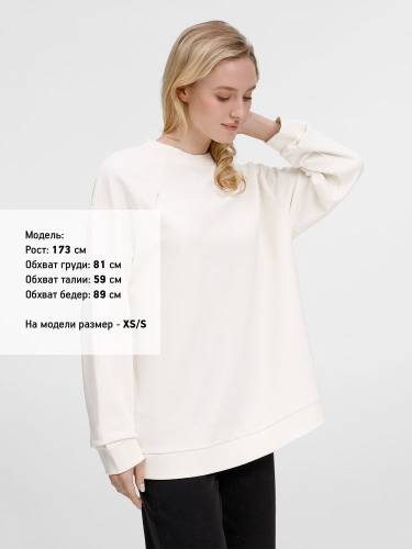 Свитшот унисекс Sinkopa, молочно-белый фото 11 Свитшот унисекс Sinkopa, молочно-белый фото 11