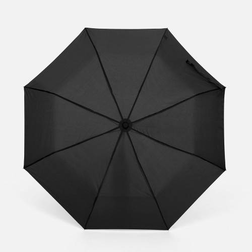 Зонт складной Basic, черный фото 3