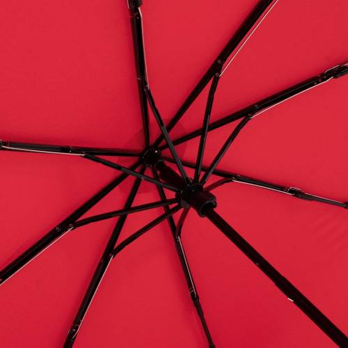 Зонт складной OkoBrella, красный фото 4