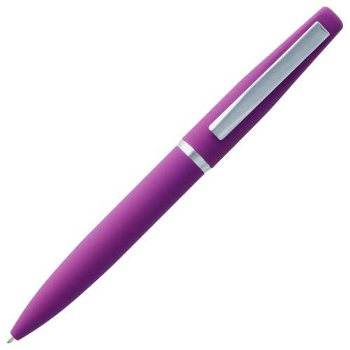 Ручка шариковая Bolt Soft Touch, фиолетовая фото 4