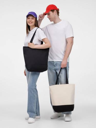 Бейсболка Canopy, красная с белым кантом фото 11