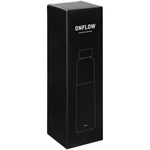 Бутылка для воды Onflow, черная фото 9