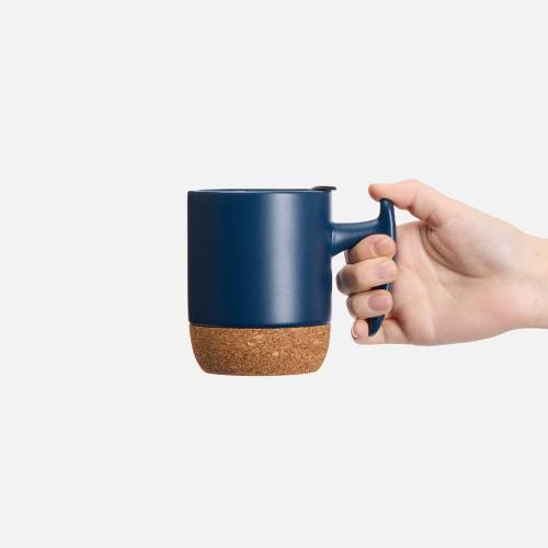 Кружка Corky Grip, синяя фото 4