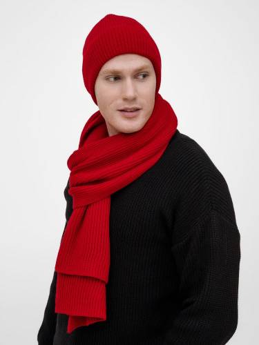 Шарф Nobilis Mono, красный фото 8 Шарф Nobilis Mono, красный фото 8