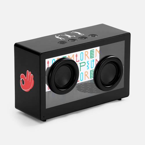 Bluetooth-колонка со светомузыкой Sensofonic, черная фото 13