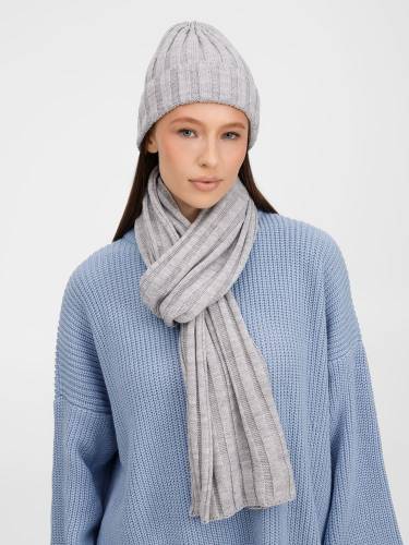 Шарф Metelitsa, серебристо-серый меланж фото 8