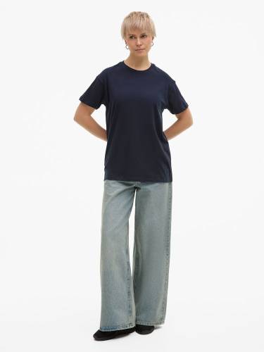 Футболка унисекс Regent 150, темно-синяя (navy) фото 13