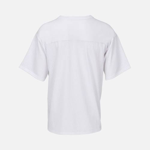 Футболка унисекс Nino с V-образным вырезом, белая фото 3