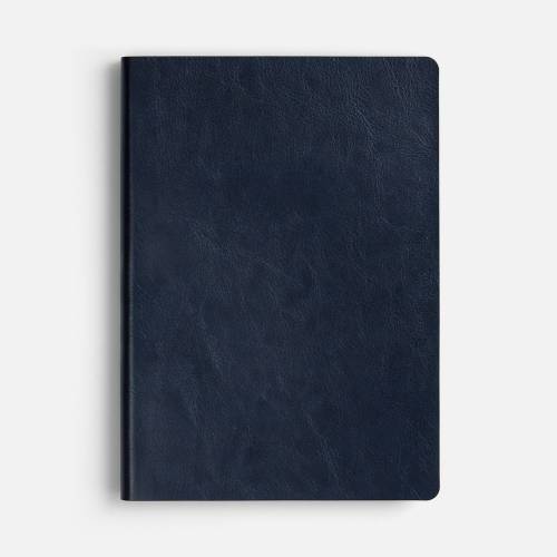 Ежедневник Doppio, недатированный, синий с голубым фото 5