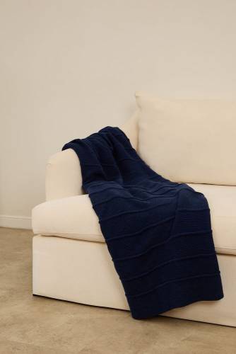 Плед Nessona Alpaca, темно-синий фото 5 Плед Nessona Alpaca, темно-синий фото 5