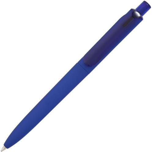 Ручка шариковая Prodir DS8 PRR-Т Soft Touch, синяя фото 3
