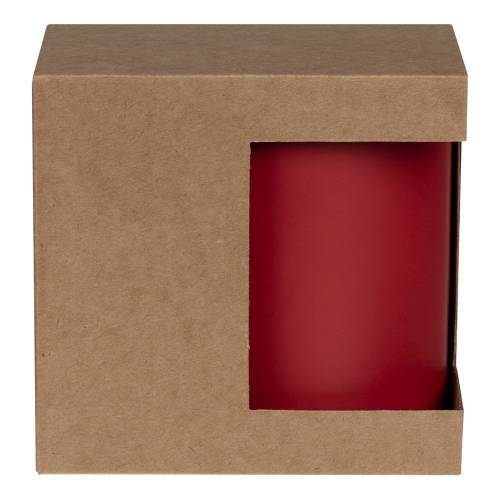 Коробка для кружки с окном Cupcase, крафт фото 3