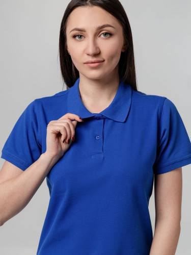 Рубашка поло женская Virma Stretch Lady, ярко-синяя фото 9