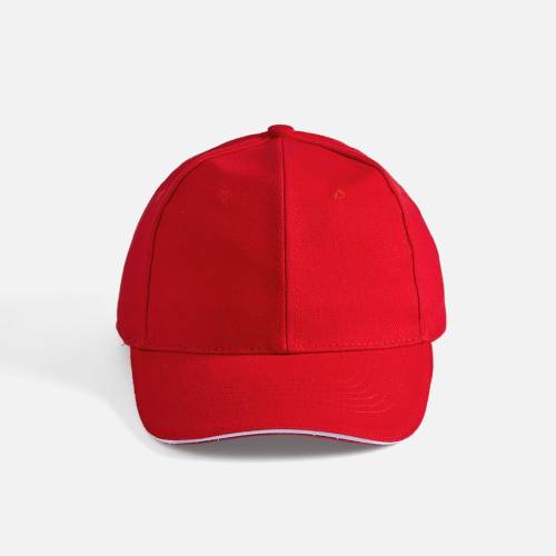 Бейсболка Buffalo, красная с белым фото 4 Бейсболка Buffalo, красная с белым фото 4