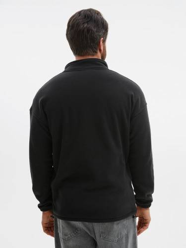 Куртка флисовая унисекс Nebo, черная фото 9