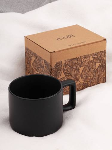 Чашка Jumbo в коробке матовая, черная фото 5 Чашка Jumbo в коробке матовая, черная фото 5