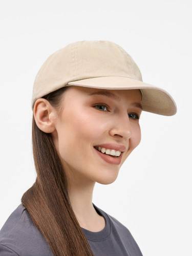 Бейсболка Berwi, бежевая фото 9