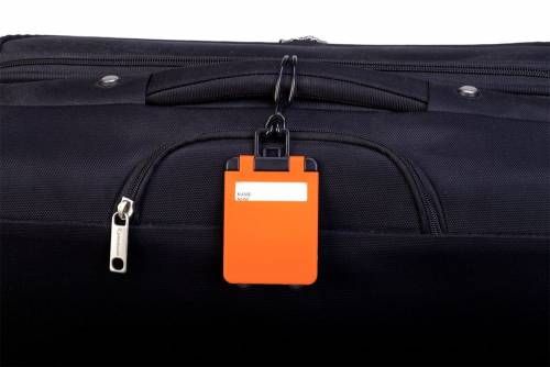 Бирка для багажа Trolley, оранжевая фото 4