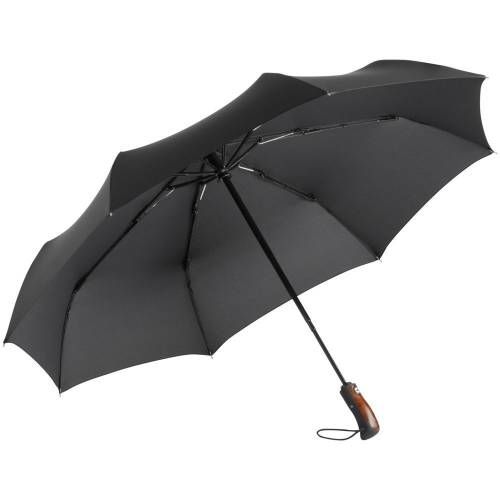 Зонт складной Stormmaster, черный фото 2
