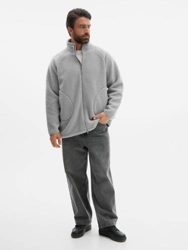 Куртка унисекс Oblako 2.0, светло-серая фото 10