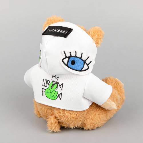 Мягкая игрушка «Мишка Cuddleton» в белом худи фото 12 Мягкая игрушка «Мишка Cuddleton» в белом худи фото 12