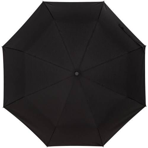 Зонт складной Big Arc, черный фото 3