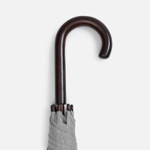 Зонт-трость Standard, серый фото 6