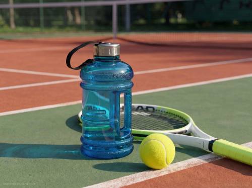 Спортивная бутылка Practice, синяя фото 10