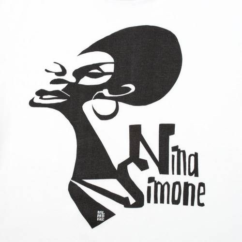 Футболка женская «Меламед. Nina Simone», белая фото 4