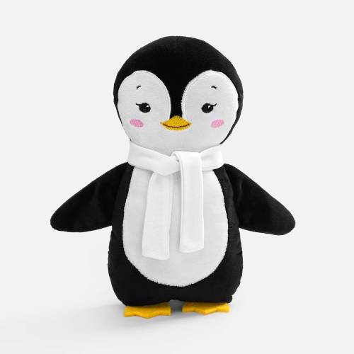 Мягкая игрушка Beastie Toys, пингвиненок с белым шарфом фото 2
