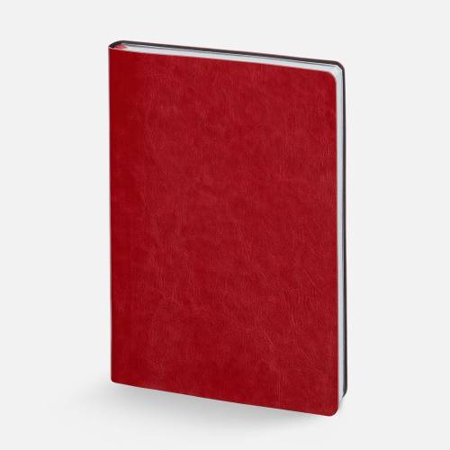 Ежедневник Nebraska Flex, недатированный, красный с серебристым фото 2
