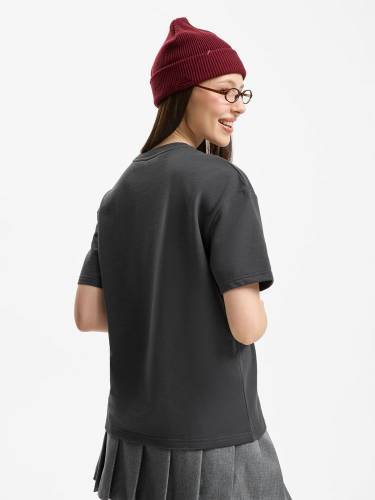 Футболка унисекс Durington, темно-серая (графит) фото 11