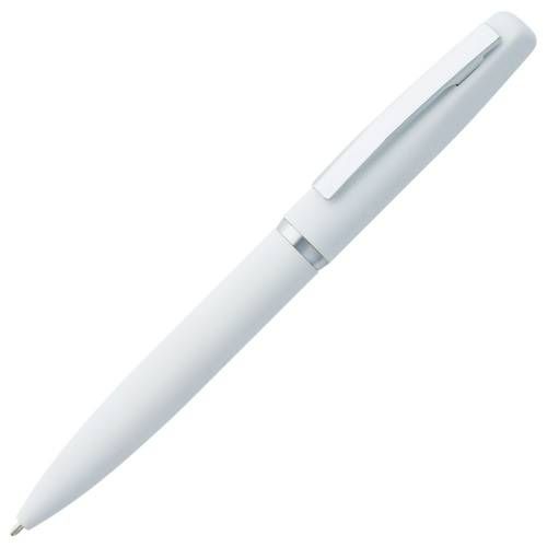 Ручка шариковая Bolt Soft Touch, белая фото 2
