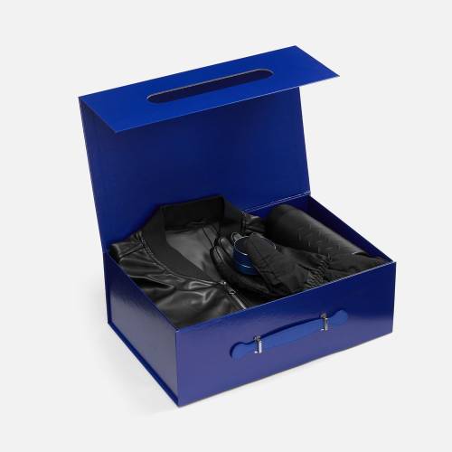 Коробка складная Holdfold, L, синяя фото 3