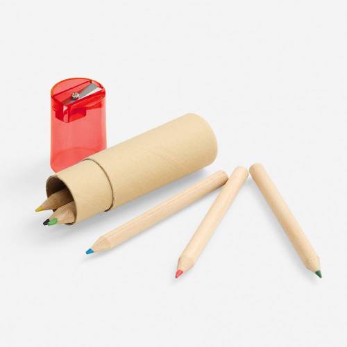Набор карандашей Pencilvania Office с точилкой, красный фото 3