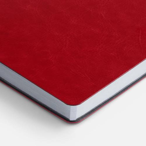 Ежедневник Nebraska Flex, недатированный, красный с серебристым фото 7