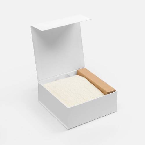 Коробка складная Quadra Fold, белая фото 5