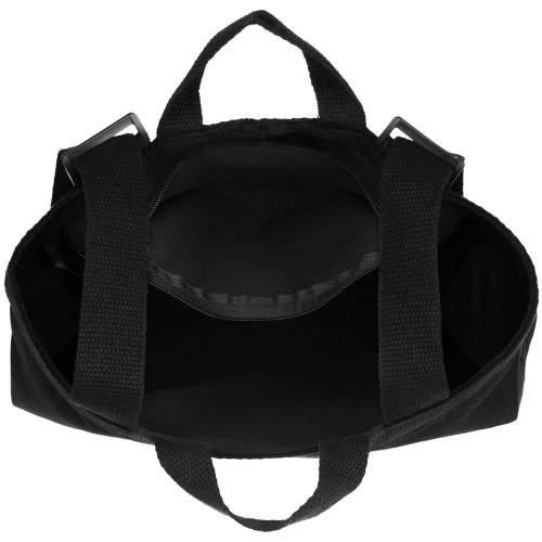 Рюкзак холщовый Discovery Bag, черный фото 5