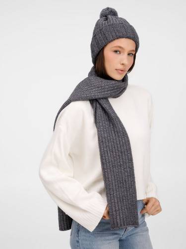 Шапка Frissonelle, серый меланж фото 7 Шапка Frissonelle, серый меланж фото 7