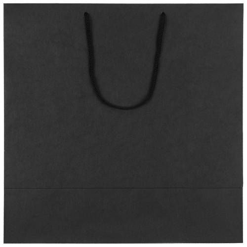 Пакет бумажный Porta L, черный фото 3