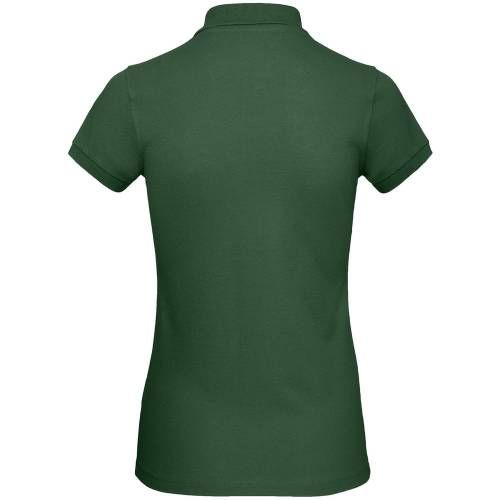 Рубашка поло женская Inspire, темно-зеленая фото 3