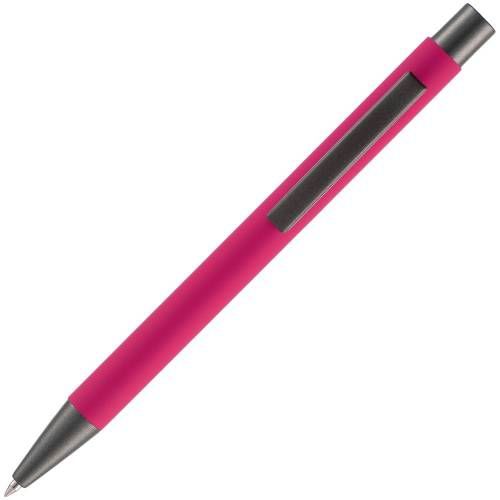 Ручка шариковая Atento Soft Touch, розовая фото 4